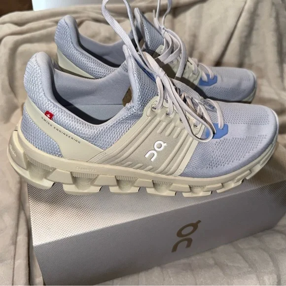 On Running Sneakers Cloudswift 3 AD - size 8 - Heather and cream - NEW IN BOX - Picture 11 of 16